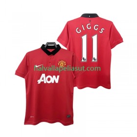 Jalkapallo Pelipaidat/Peliasut Manchester United GIGGS 11 2013 2014 Retro Kotipaita Lyhythihainen
